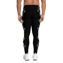 Load image into Gallery viewer, Men&#39;s Leggings (black) - Beaded Floral