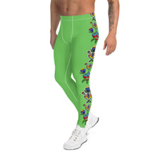 Load image into Gallery viewer, Men&#39;s Leggings (green) - Beaded Floral