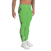 Load image into Gallery viewer, Men&#39;s Leggings (green) - Beaded Floral