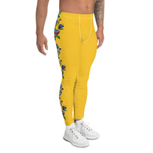 Load image into Gallery viewer, Men&#39;s Leggings (yellow) - Beaded Floral