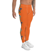 Load image into Gallery viewer, Men&#39;s Leggings (orange) - Beaded Floral